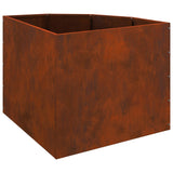 Corner Planter Rusty 60 x 60 x 50 cm Weathering steel - Low Angle