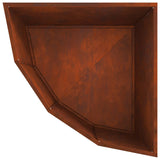 Corner Planter Rusty 60 x 60 x 50 cm Weathering steel - Extra Image