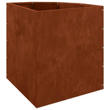Corner Planter Rusty 45 x 45 x 50 cm Weathering steel