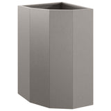 Corner Planter Rusty 30 x 30 x 50 cm Weathering steel - 45-Degree Angle