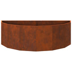 Planter Rusty 120 x 60 x 35 cm Weathering Steel