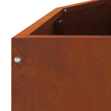 Planter Rusty 90 x 45 x 35 cm Weathering Steel - Extra Image