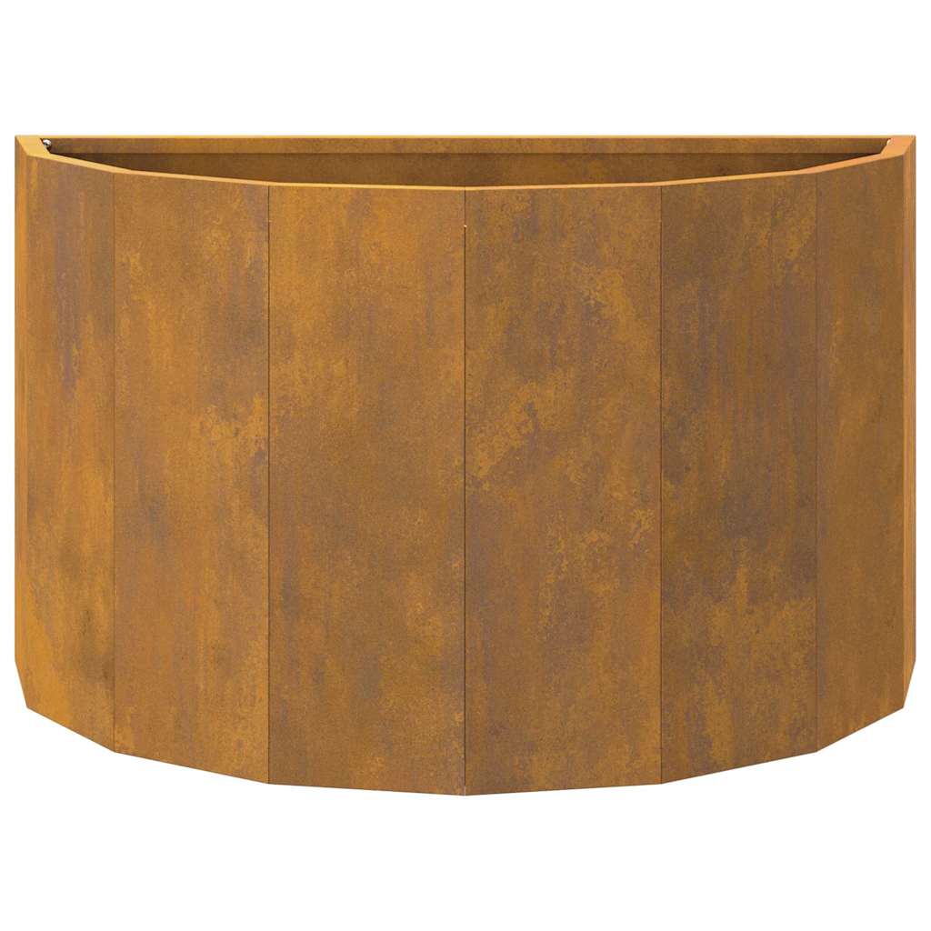 Planter Rusty 60 x 30 x 35 cm Weathering Steel