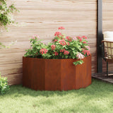 Planter Rusty 120 x 60 x 50 cm Weathering Steel