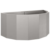 Planter Rusty 120 x 60 x 50 cm Weathering Steel - 45-Degree Angle