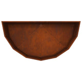 Planter Rusty 120 x 60 x 50 cm Weathering Steel - Extra Image