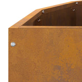 Planter Rusty 90 x 45 x 50 cm Weathering Steel - Extra Image