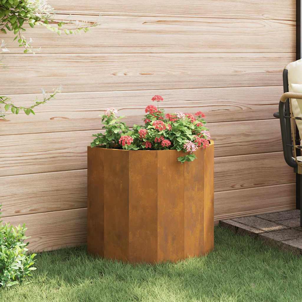 Planter Rusty 60 x 30 x 50 cm Weathering Steel