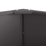 Planter Black 120 x 120 x 35 cm Steel