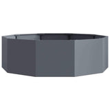 Planter Anthracite 120 x 120 x 35 cm Steel - 45-Degree Angle