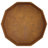 Planter Rusty 120 x 120 x 35 cm Weathering Steel - Close-Up Angle