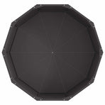 Planter Black 90 x 90 x 35 cm Steel