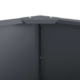 Planter Anthracite 90 x 90 x 35 cm Steel