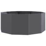 Planter Anthracite 90 x 90 x 35 cm Steel