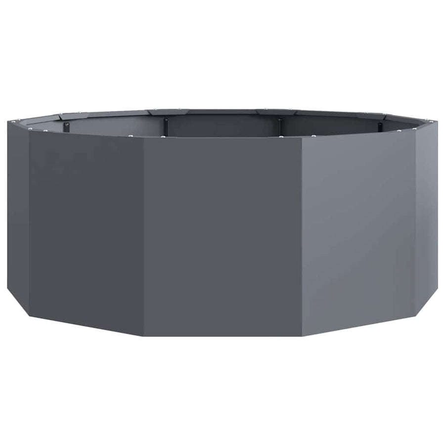 Planter Anthracite 90 x 90 x 35 cm Steel