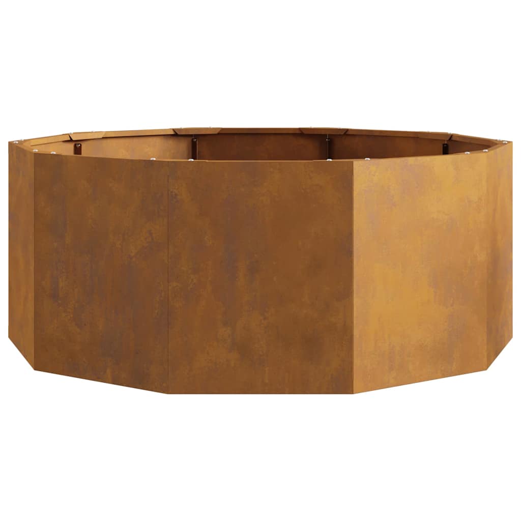 Planter Rusty 90 x 90 x 35 cm Weathering Steel