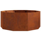 Planter Rusty 90 x 90 x 35 cm Weathering Steel