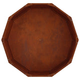 Planter Rusty 90 x 90 x 35 cm Weathering Steel - Close-Up Angle