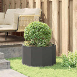 Planter Black 60 x 60 x 35 cm Steel