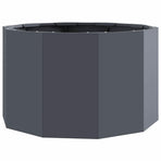 Planter Anthracite 60 x 60 x 35 cm Steel