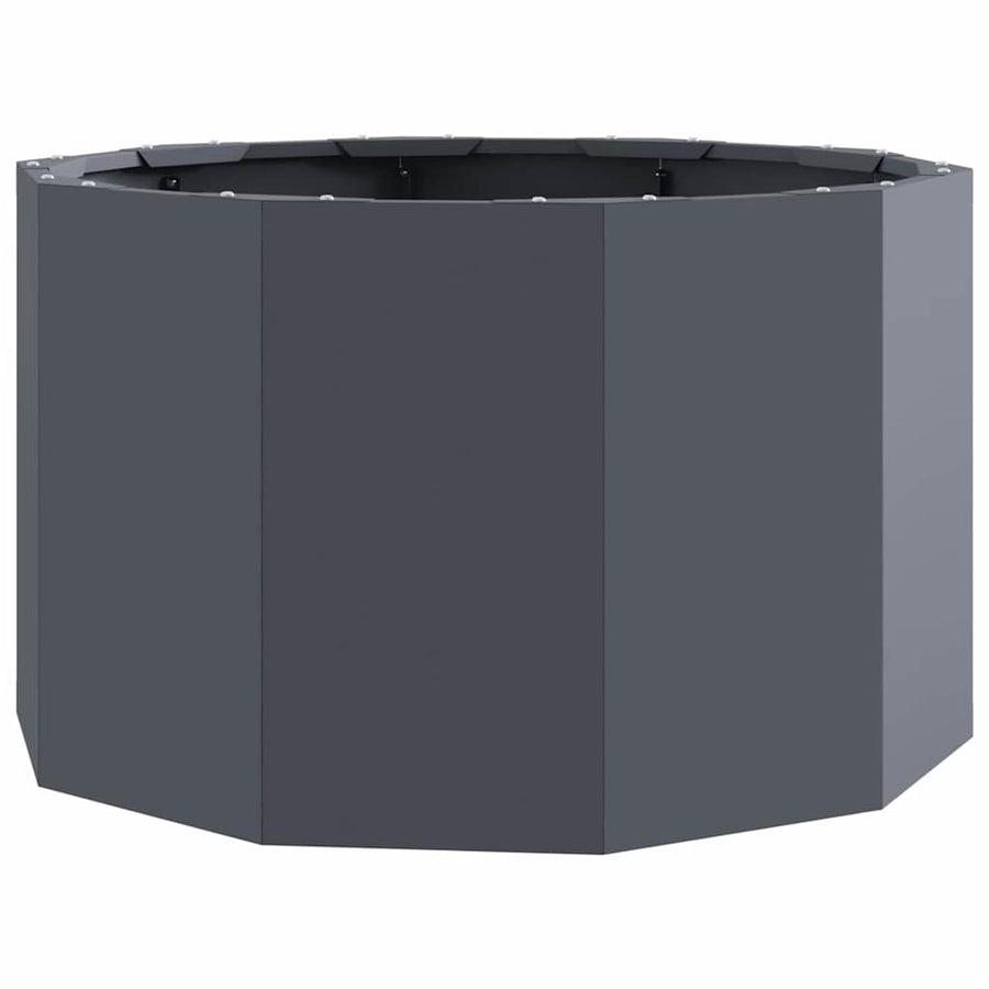 Planter Anthracite 60 x 60 x 35 cm Steel