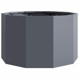 Planter Anthracite 60 x 60 x 35 cm Steel - 45-Degree Angle