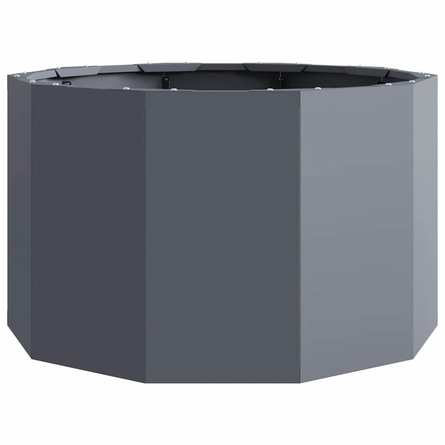 Planter Anthracite 60 x 60 x 35 cm Steel
