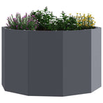 Planter Anthracite 60 x 60 x 35 cm Steel