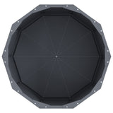Planter Anthracite 60 x 60 x 35 cm Steel