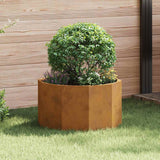 Planter Rusty 60 x 60 x 35 cm Weathering Steel