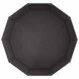 Planter Black 120 x 120 x 50 cm Steel