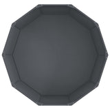 Planter Anthracite 120 x 120 x 50 cm Steel - Rear View