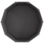 Planter Black 90 x 90 x 50 cm Steel