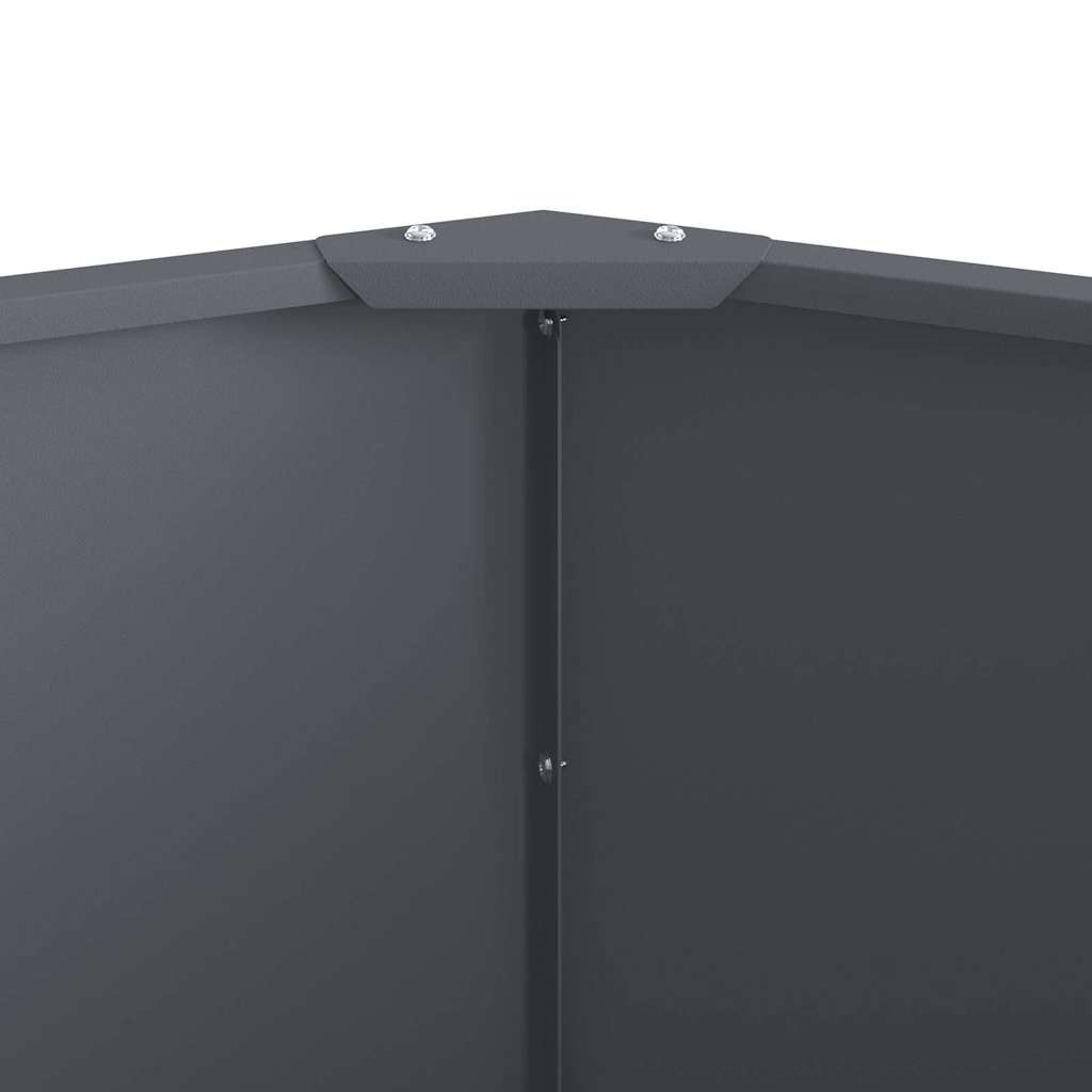 Planter Anthracite 90 x 90 x 50 cm Steel