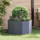 Planter Anthracite 90 x 90 x 50 cm Steel
