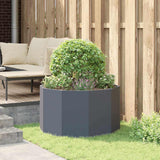 Planter Anthracite 90 x 90 x 50 cm Steel