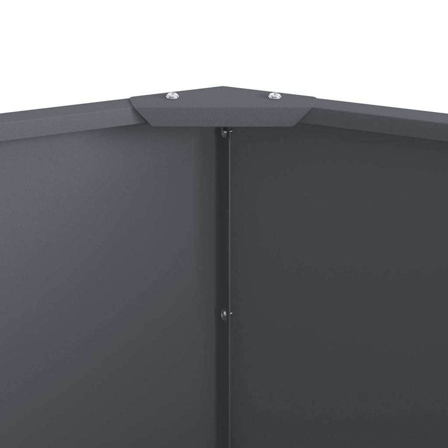 Planter Anthracite 60 x 60 x 50 cm Steel