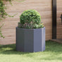Planter Anthracite 60 x 60 x 50 cm Steel