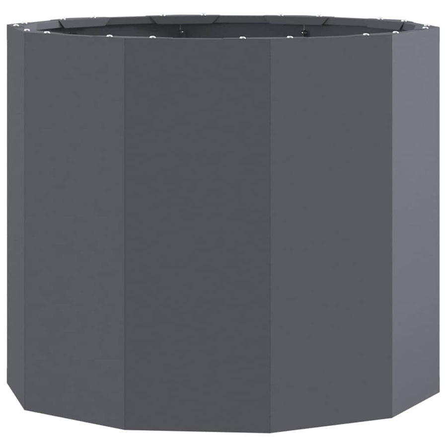 Planter Anthracite 60 x 60 x 50 cm Steel