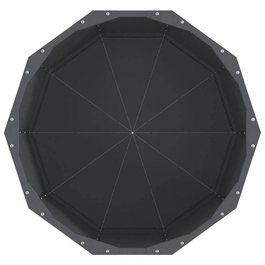 Planter Anthracite 60 x 60 x 50 cm Steel