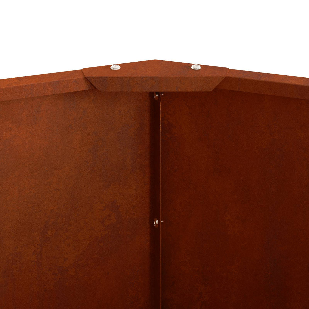 Planter Rusty 60 x 60 x 50 cm Weathering Steel