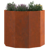 Planter Rusty 60 x 60 x 50 cm Weathering Steel
