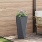 Planter Anthracite 30 x 30 x 75 cm Steel