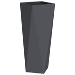 Planter Anthracite 30 x 30 x 75 cm Steel