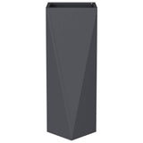 Planter Anthracite 30 x 30 x 75 cm Steel - 45-Degree Angle