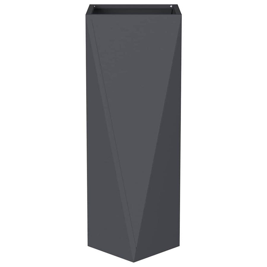 Planter Anthracite 30 x 30 x 75 cm Steel