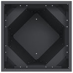 Planter Anthracite 30 x 30 x 75 cm Steel