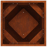 Planter 2 pcs Rusty 30 x 30 x 75 cm Weathering Steel - Low Angle