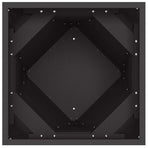Planter Black 40 x 40 x 75 cm Steel