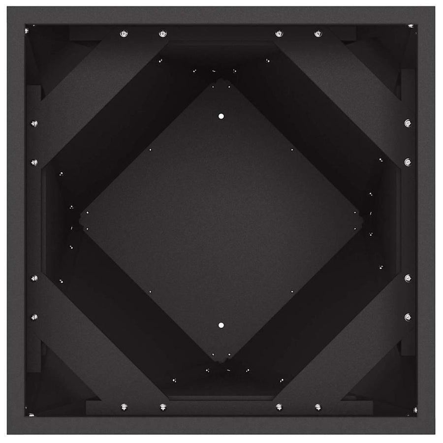Planter Black 40 x 40 x 75 cm Steel